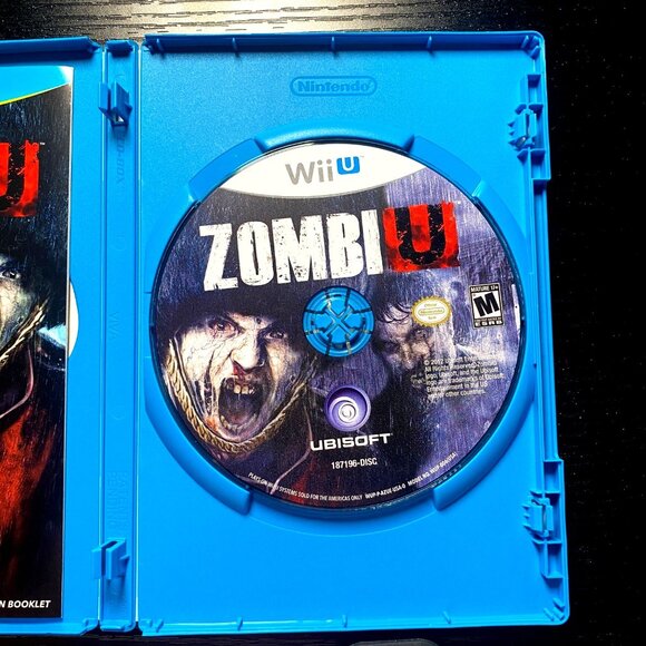 Wii U ZombiU Disc Case and Instruction Booklet 2012 Rated M Mature - Picture 4 of 6